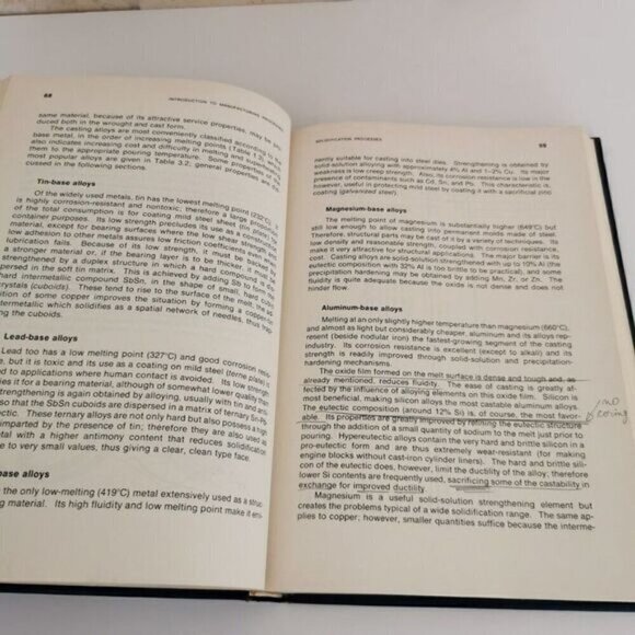 1977 Introduction to Manufacturing Process Textbook John Schey Vintage Engineer - Picture 5 of 8